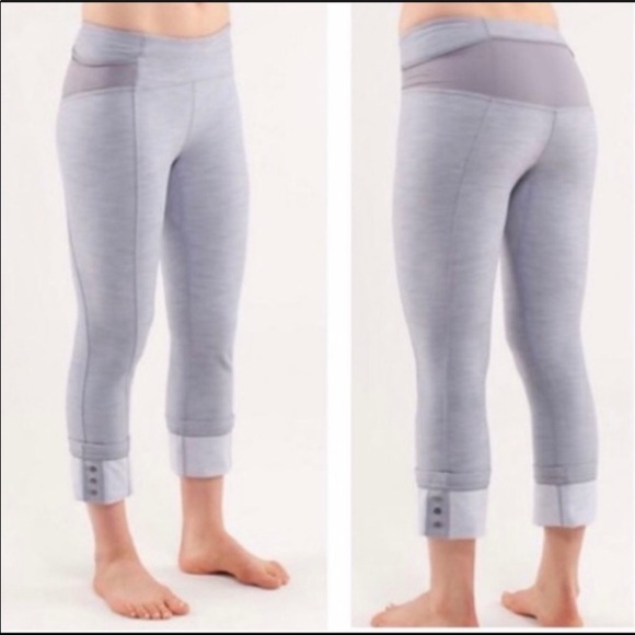 lululemon athletica Pants - Lululemon 8 Ride On Crop pant in denim luon gray.